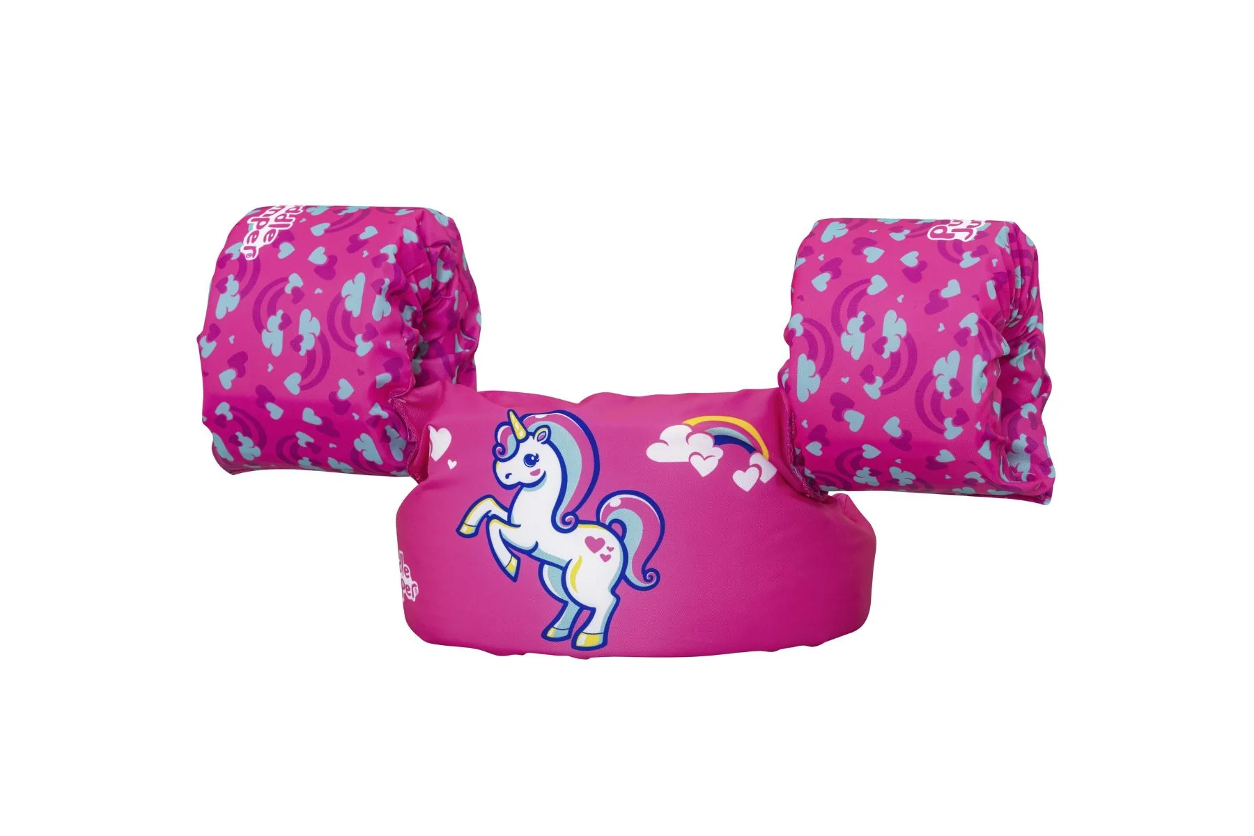 Kids Inflatable Swim Vest with Armbands – Unicorn - Image 3