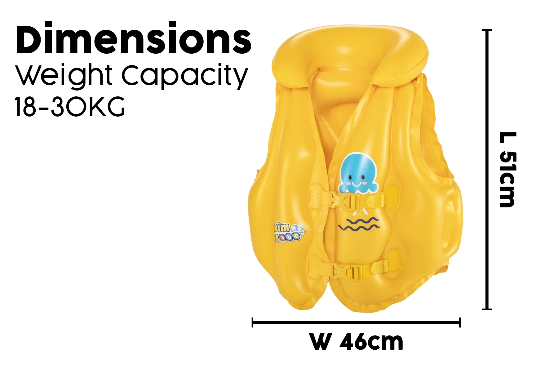 Kids Inflatable Wondersplash Swim Vest - Image 8