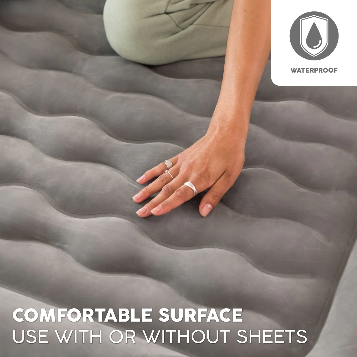 TriTech King Size Airbed with Built-in Pump - Image 6