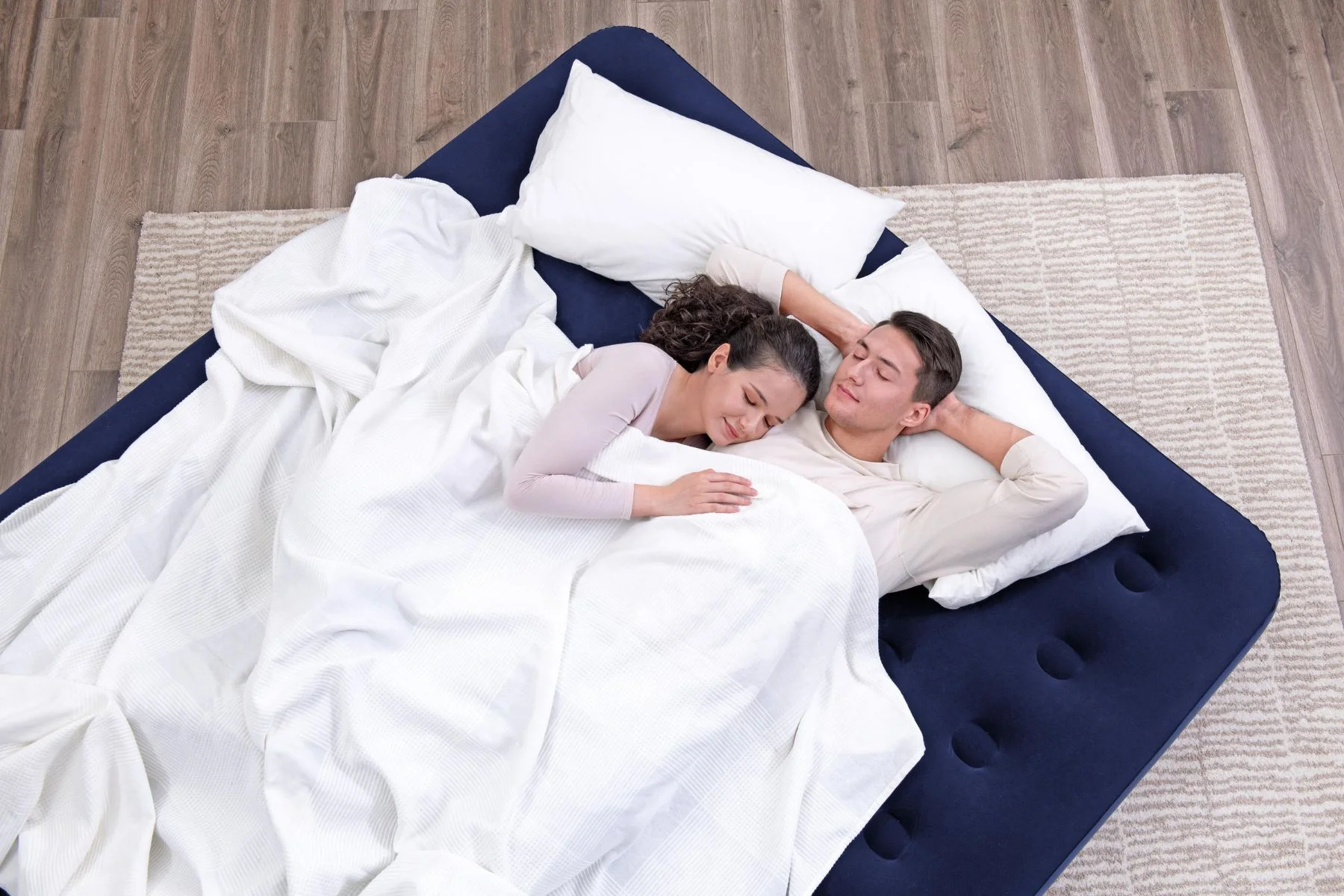 King Flocked Airbed Inflatable Air Mattress - Image 5