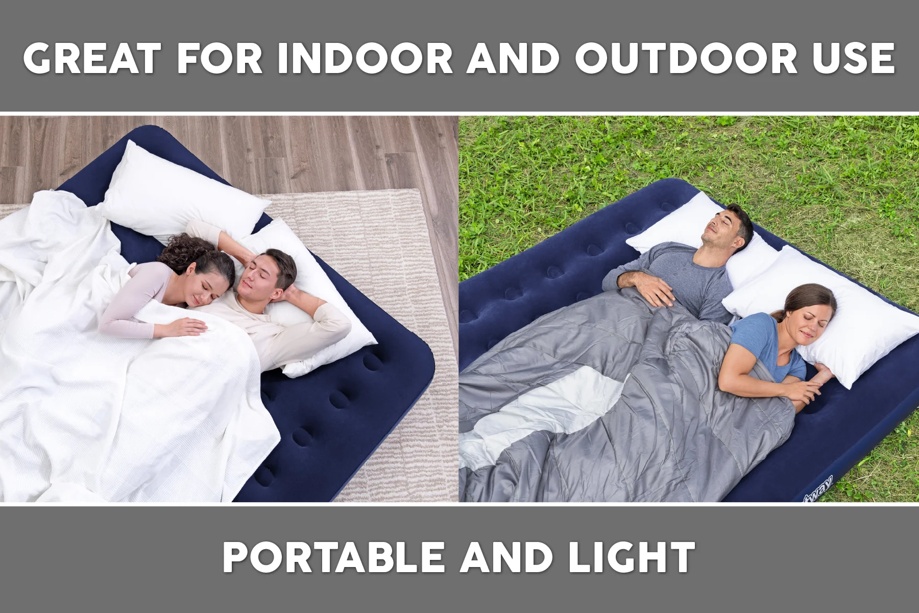 King Flocked Airbed Inflatable Air Mattress - Image 6
