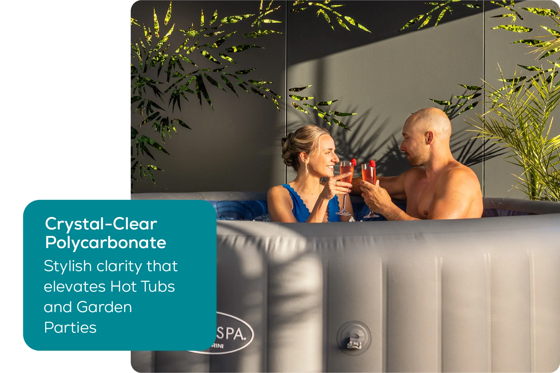 Hot Tub Champagne Flutes - Image 5