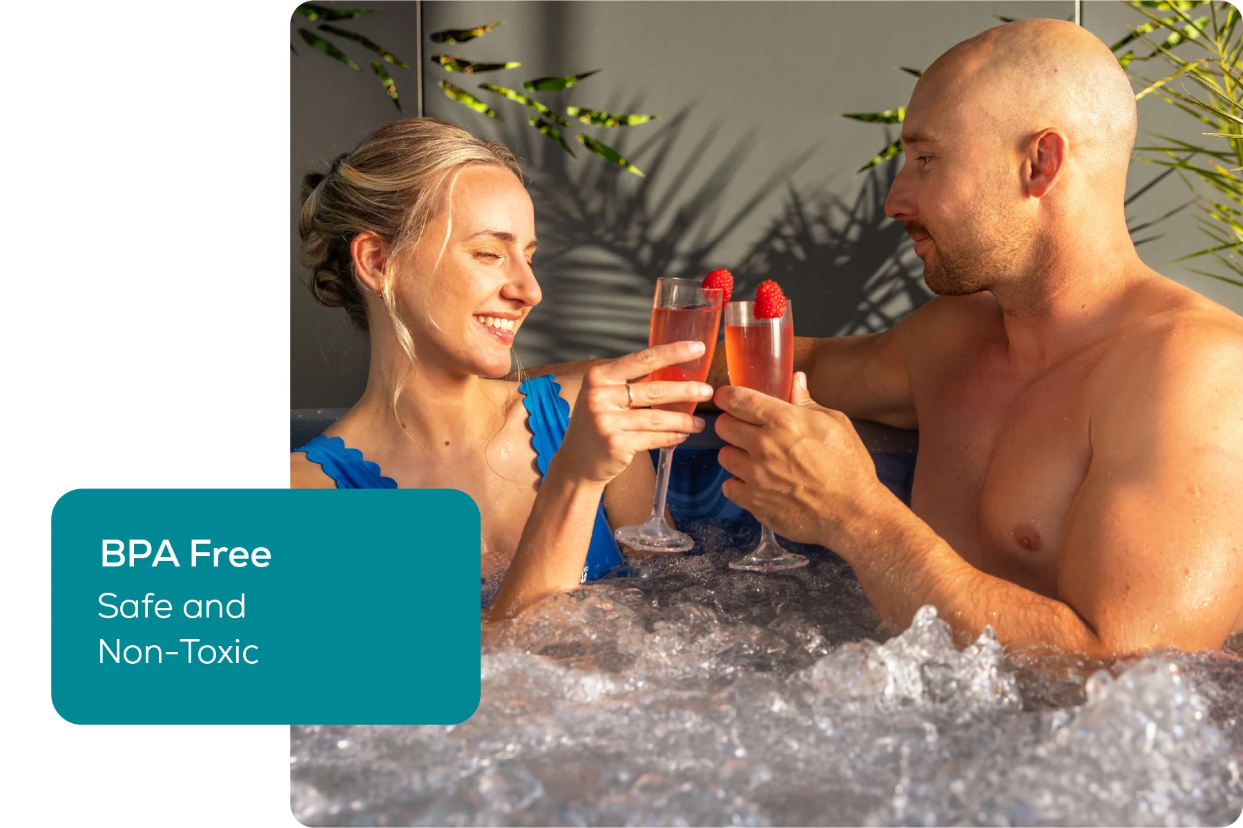 Hot Tub Champagne Flutes - Image 6