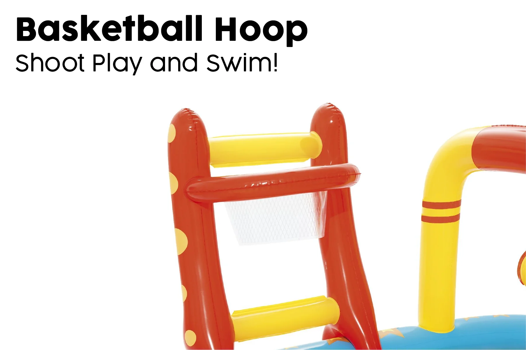 Kids Inflatable Lil' Champ Paddling Pool Water Play Centre, with Activities - Image 6