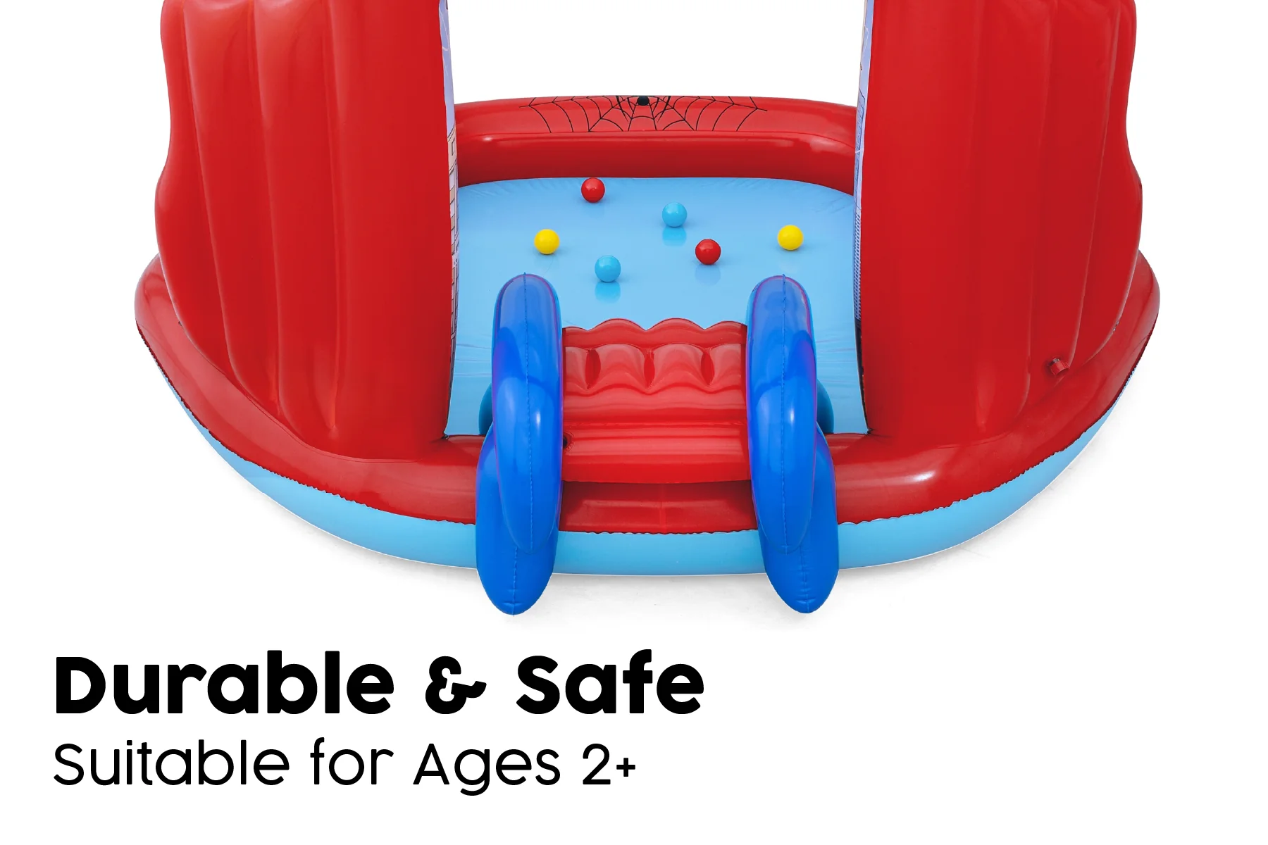 Marvel Spiderman Inflatable Paddling Pool with Play Centre - Image 7