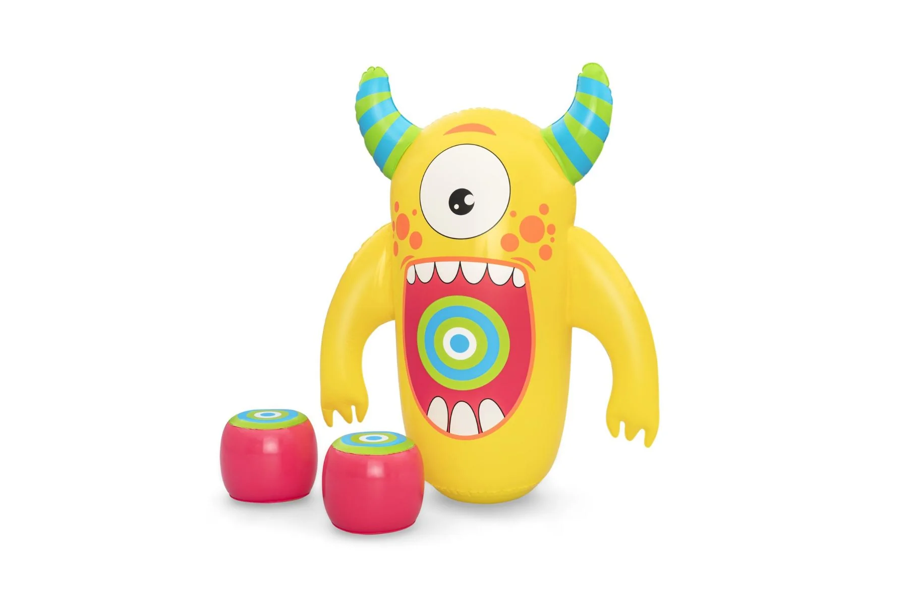 Kids Inflatable Bounce Back Monster Boxing Set - Image 3