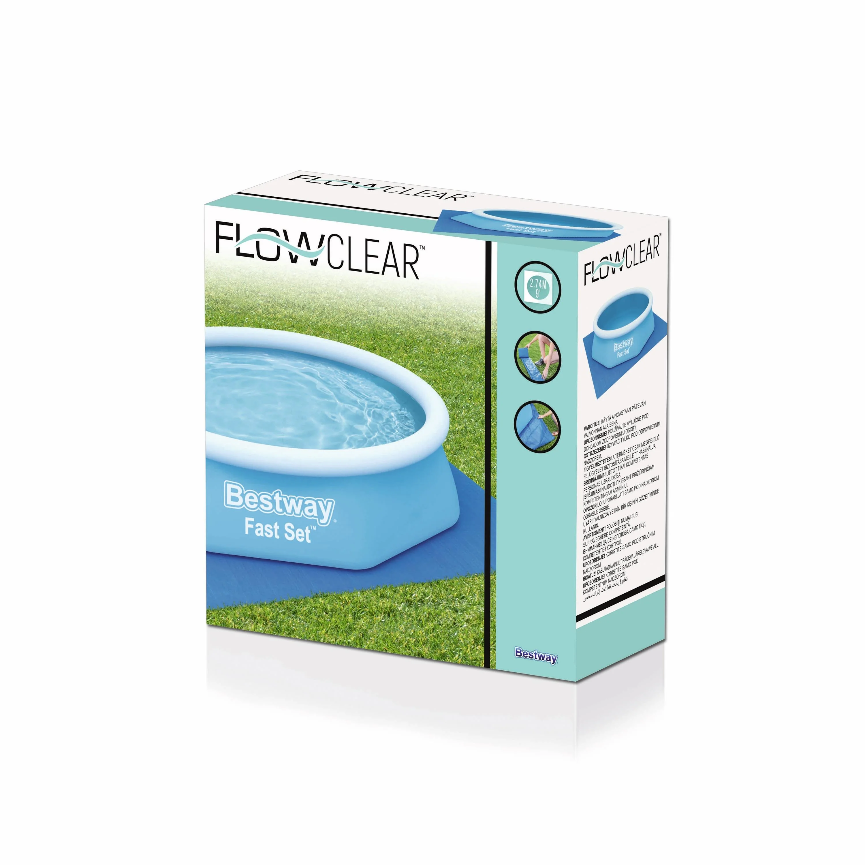 9ft Pool Ground Sheet for Inflatable Fast Set Pools - Image 4