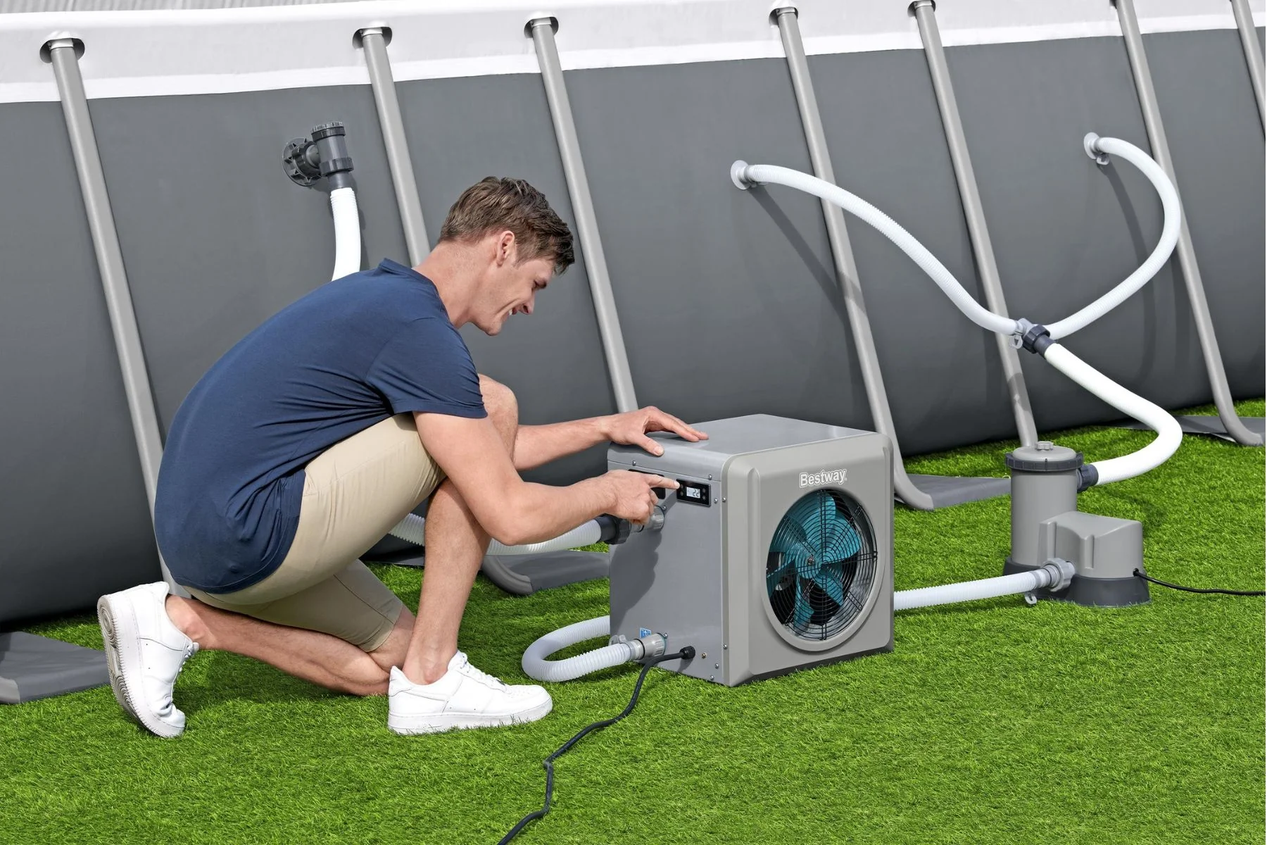 Air Source Pool Heater 4KW Energy-Efficient for Above Ground Pools - Image 4