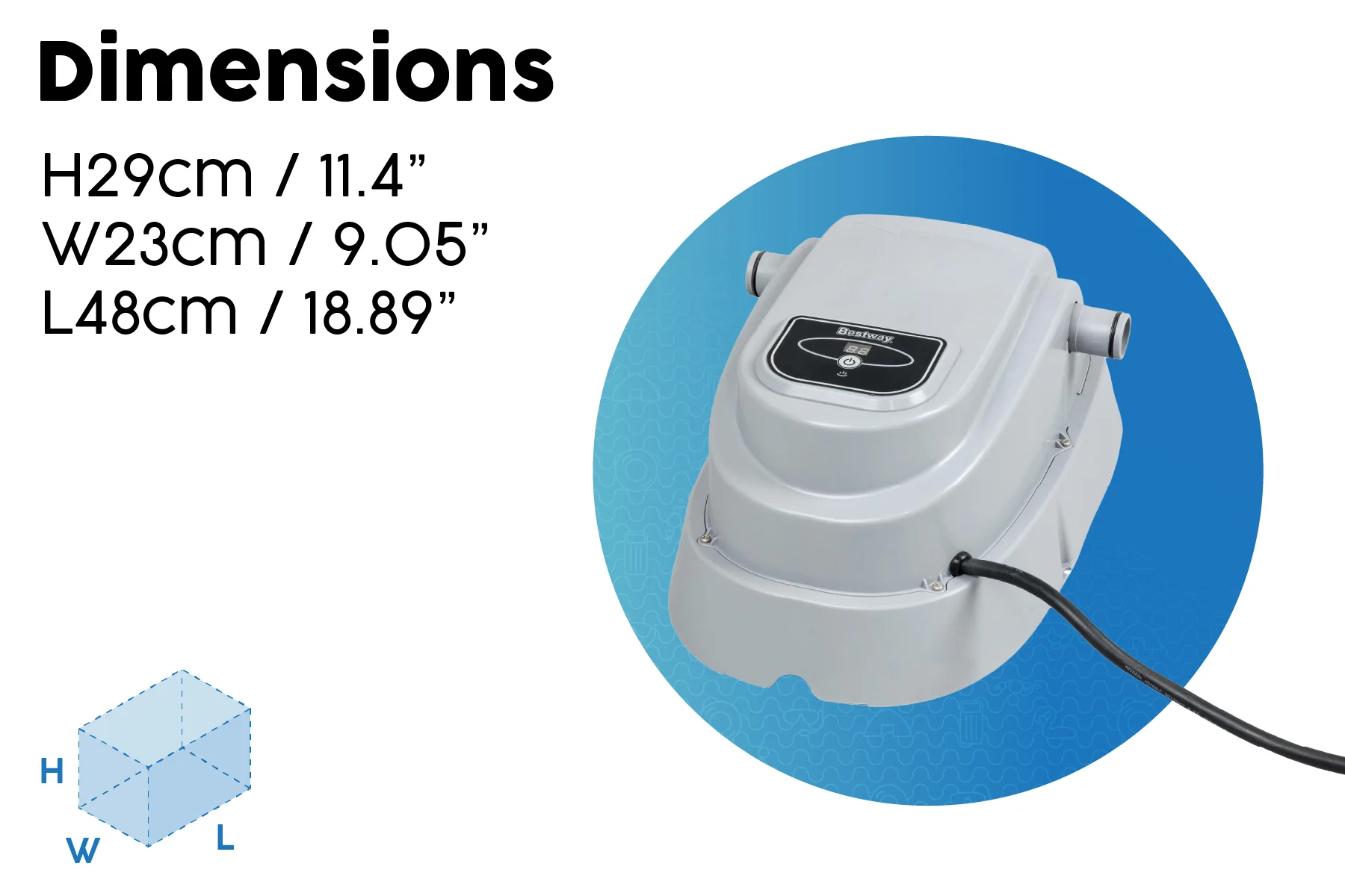 Pool Heater For Above Ground Pools up to 15ft - Image 8