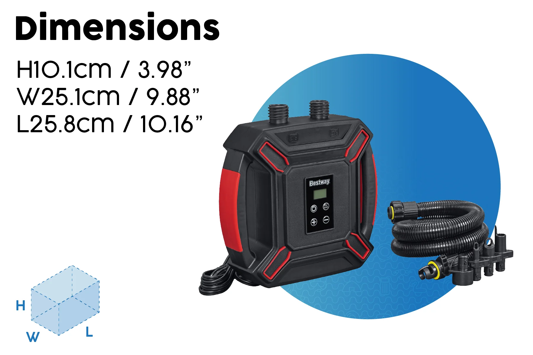 PowerGrip DC Paddle Board Electric Air Pump - Image 9