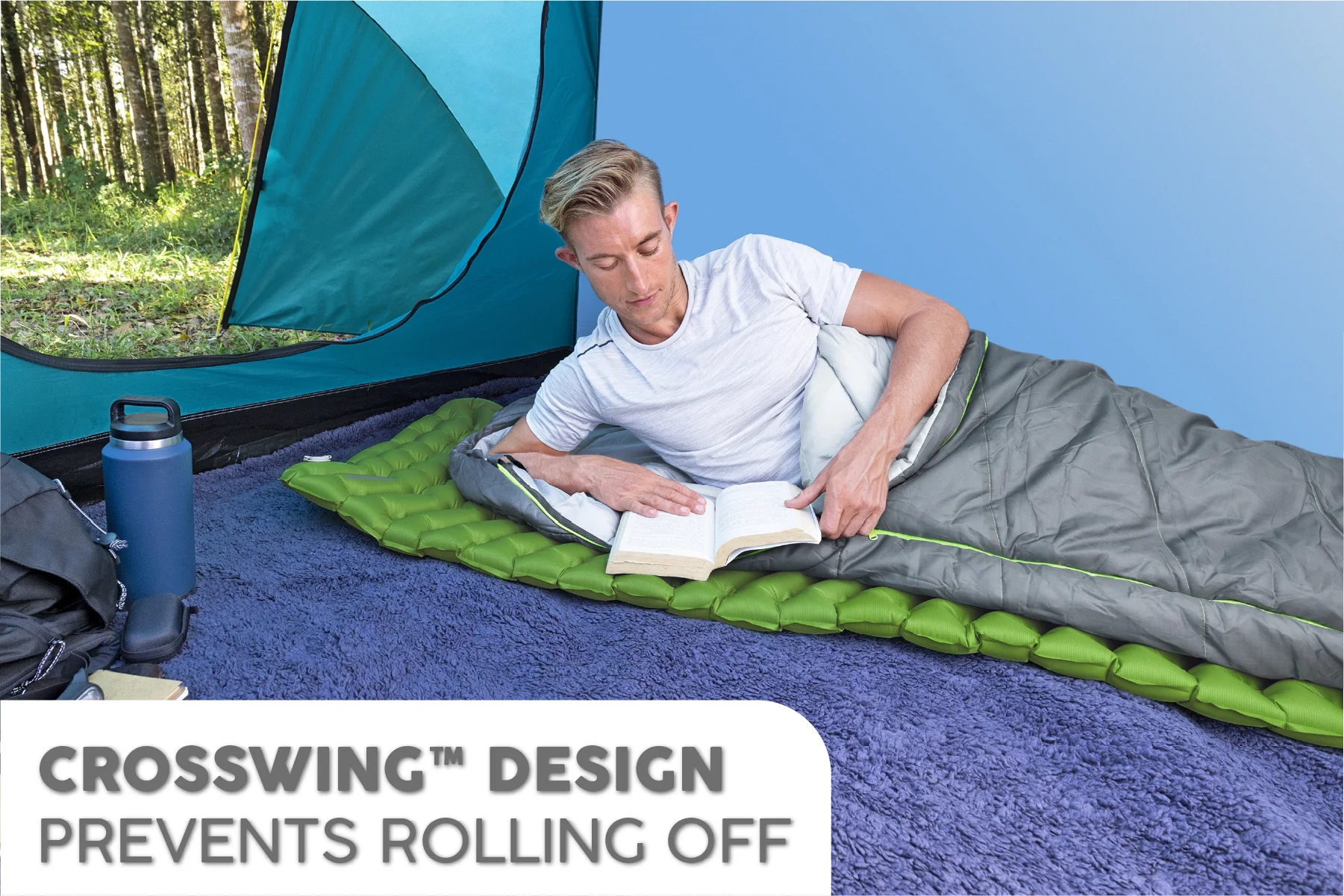 Wanderlite Compact Inflatable Air Sleeping Pad - Regular - Image 5