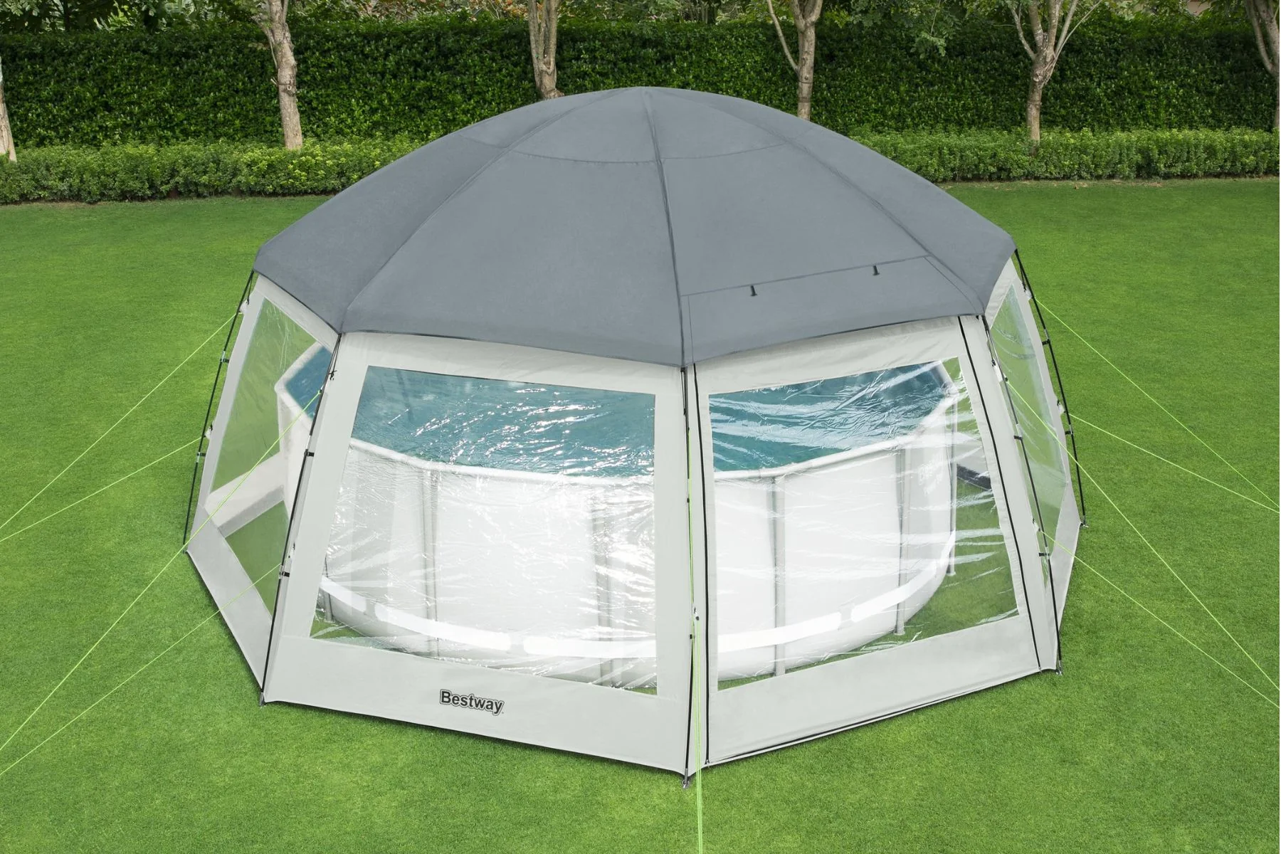 Round Pool Dome, Shelter for Swimming Pool and Hot tub Spas - Outlet - Image 7