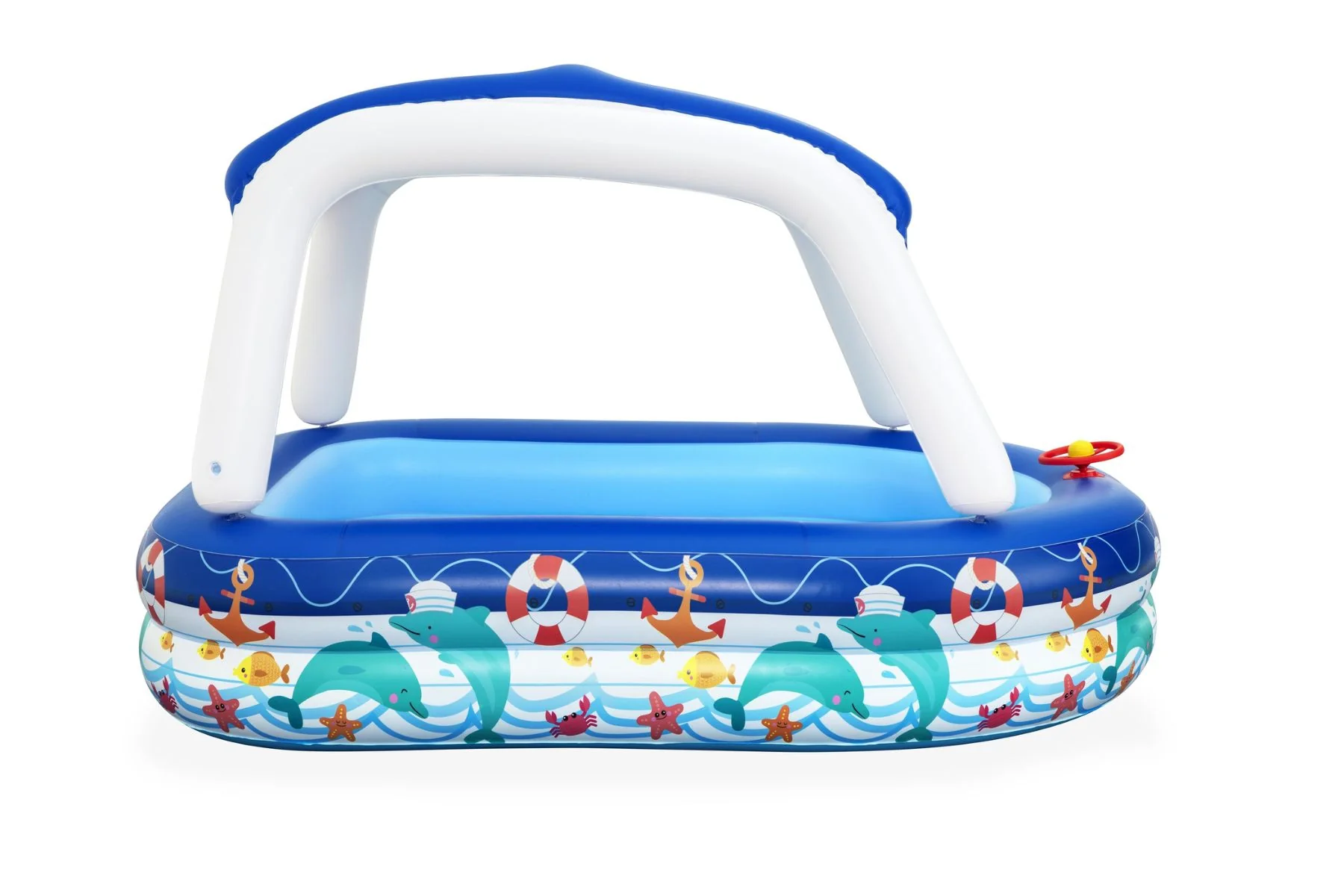 Sea Captain Kids Inflatable Paddling Pool Play Center - Image 7