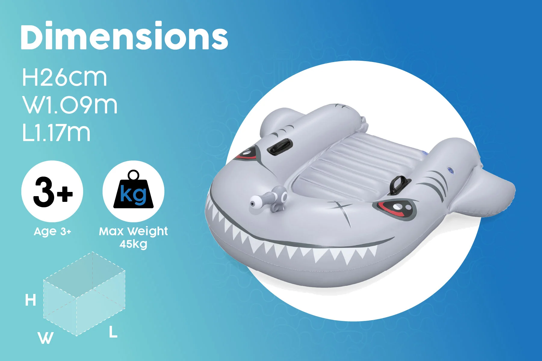Sharkventure Inflatable Kickboard - Image 9