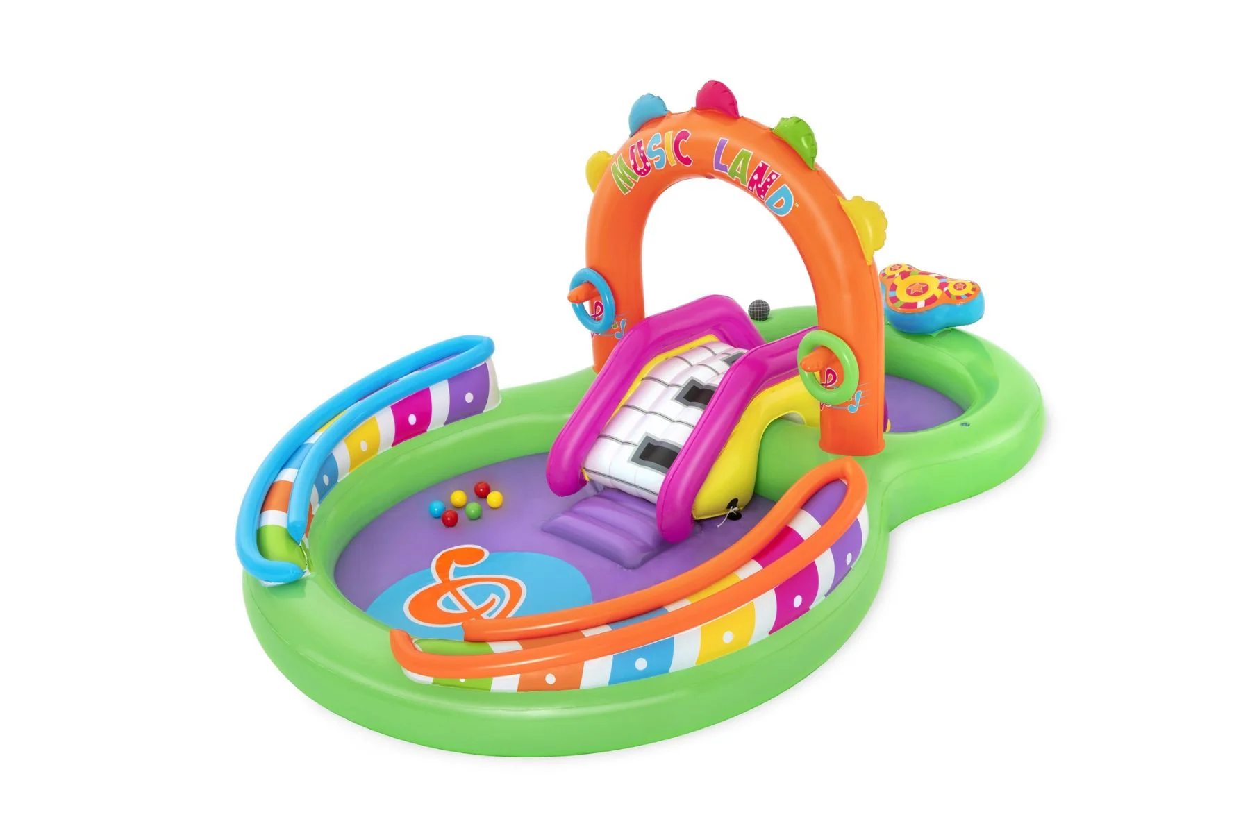 Sing 'N' Splash Paddling Pool with Play Center - Image 3