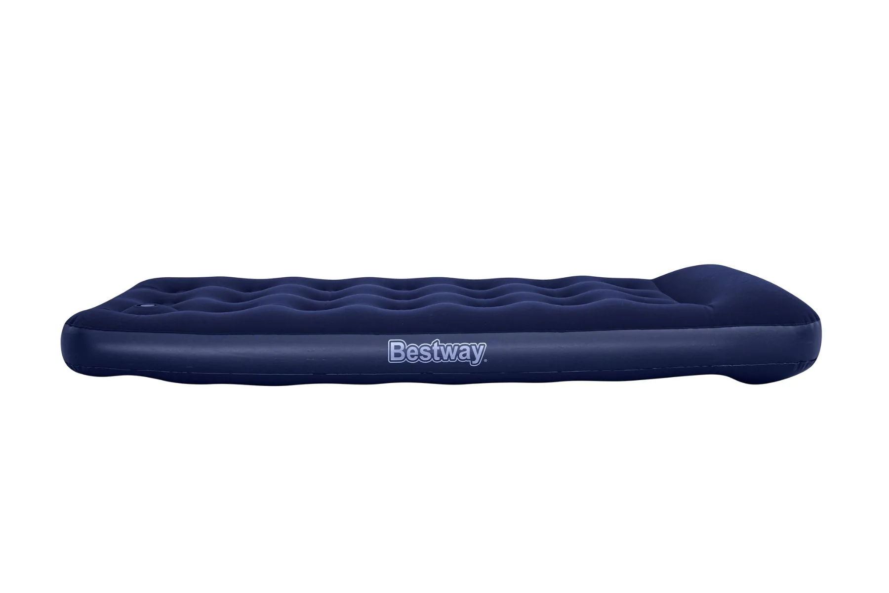 Single Flocked Airbed with Built-In Pillow - Image 9