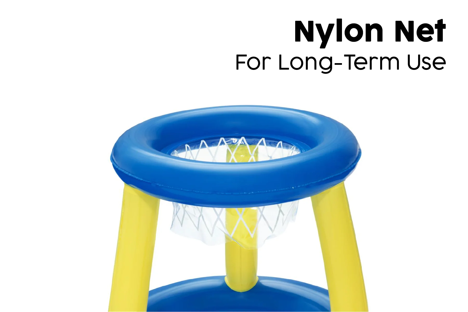 Inflatable Splash 'N Hoop Floating Basketball Pool Game Set - Image 7