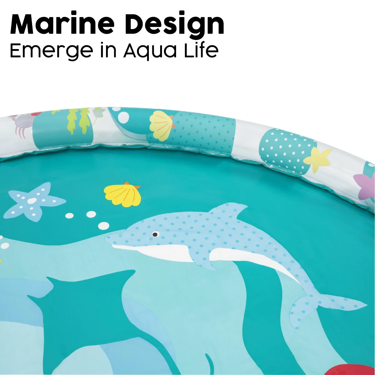 Sprinkler Splash Pad, Kids Water Mat - Image 6
