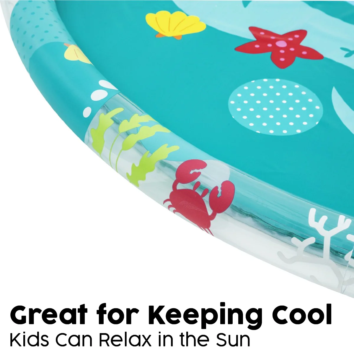 Sprinkler Splash Pad, Kids Water Mat - Image 7