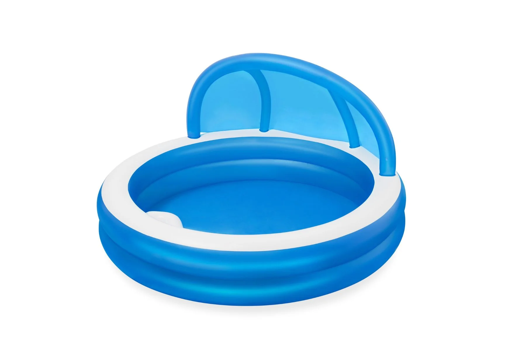Kids Inflatable Paddling Pool with Canopy - Image 3