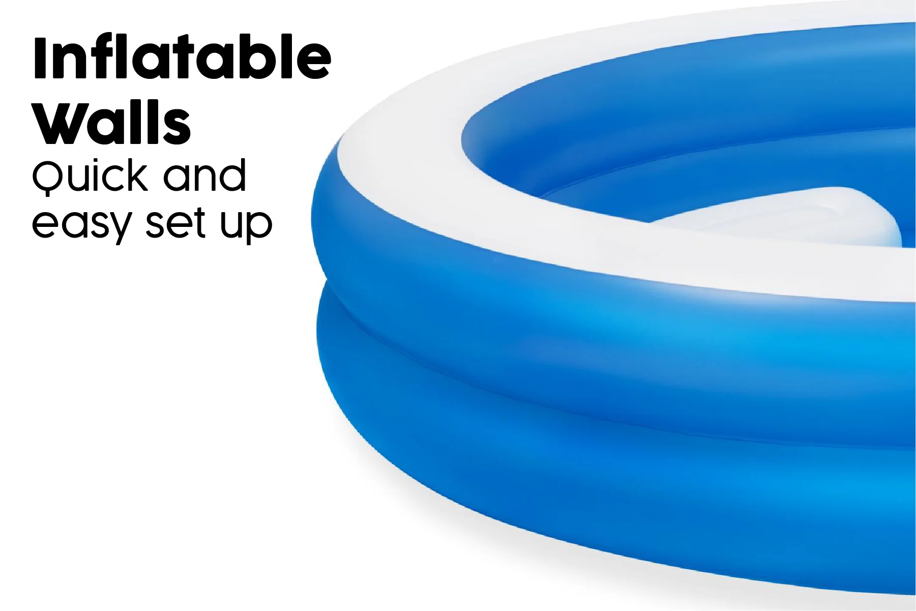 Kids Inflatable Paddling Pool with Canopy - Image 7
