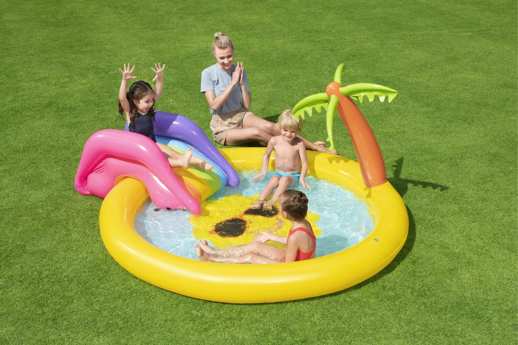 Sunnyland Splash Kids Paddling Pool Play Centre - Image 4