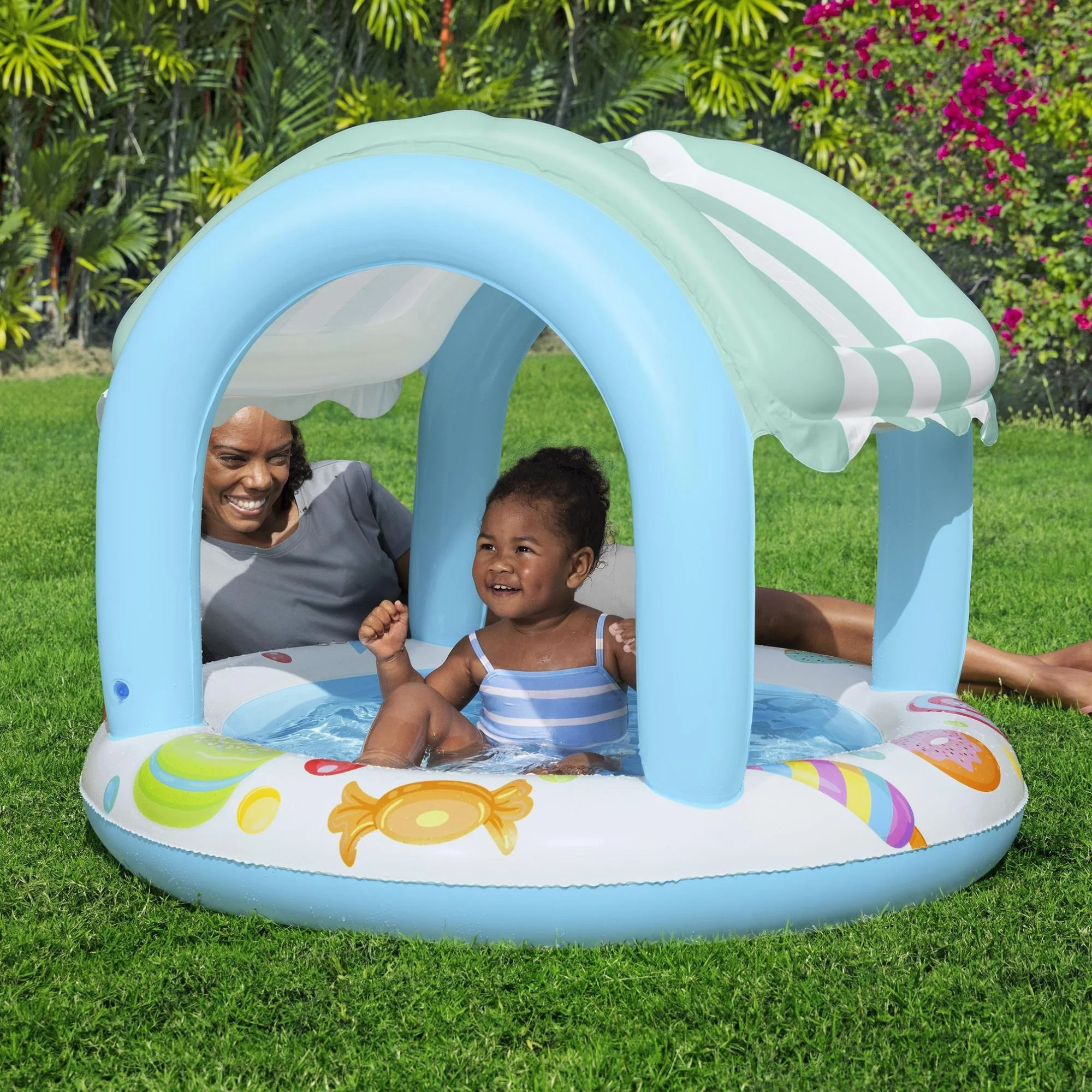 Sweet Shoppe Shaded Kiddie Pool - Image 2