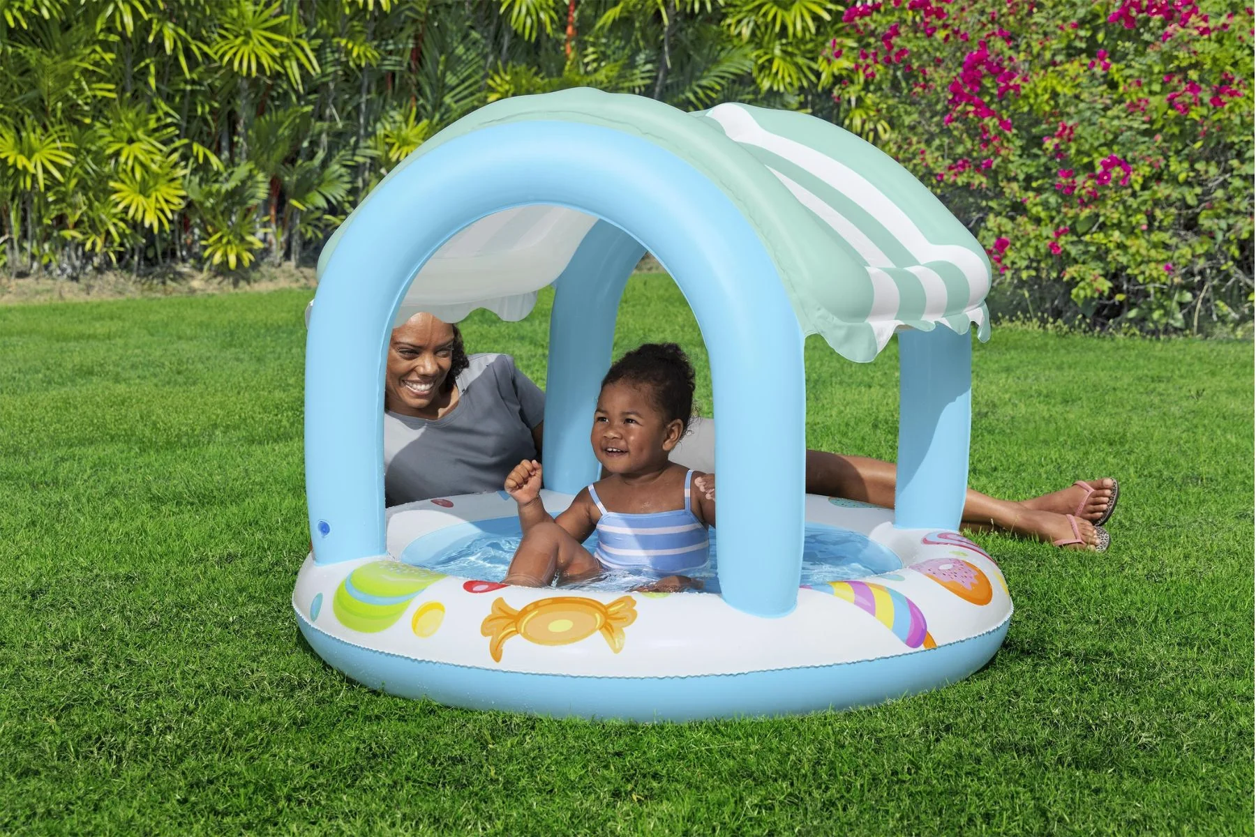 Sweet Shoppe Shaded Kiddie Pool - Image 5