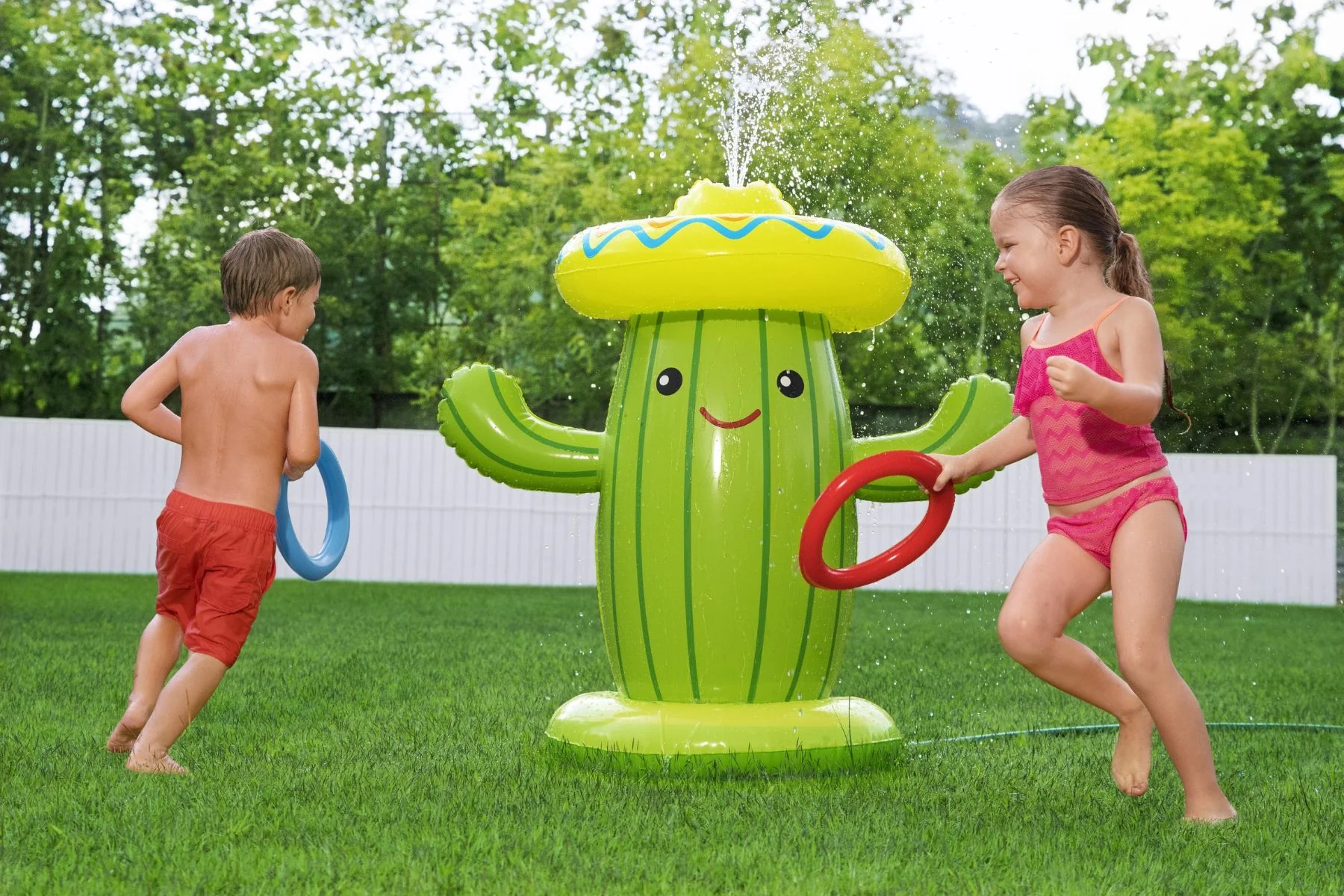 Inflatable Cacti Sprinkler, with Ring Toss - Image 6