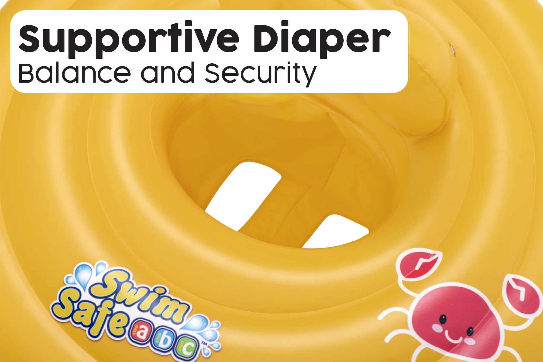 Inflatable Round Baby Boat Swim Ring, with Backrest - Image 6