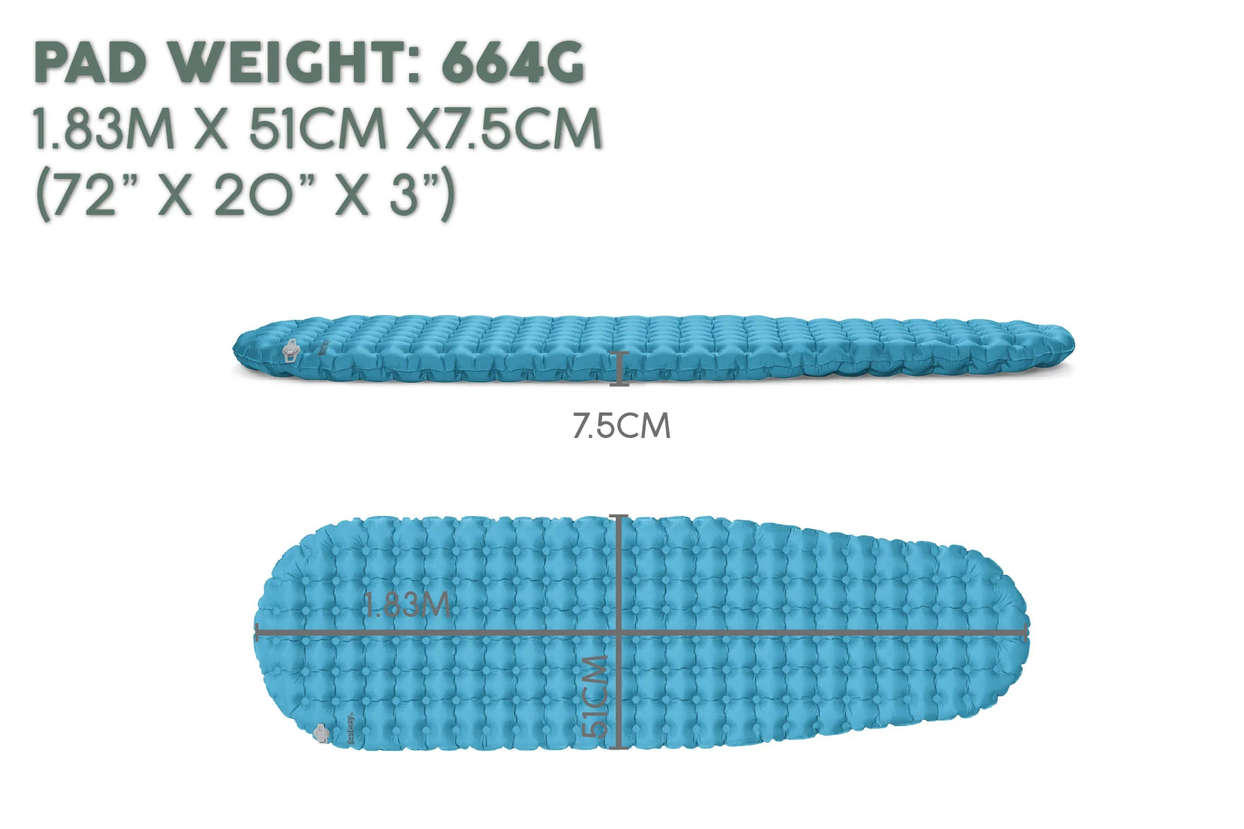 AlpineLite Ultra-Light Extreme Cold Weather Sleeping Pad – Regular R Value 7.6 - Image 10