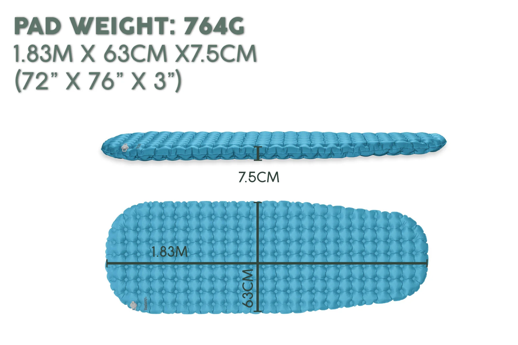 AlpineLite Ultra-Light Extreme Cold Weather Sleeping Pad - Wide R Value 7.6 - Image 10