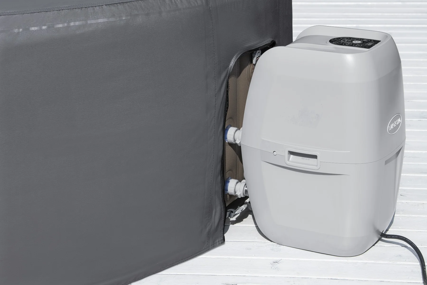 Round Thermal Hot Tub Cover - Large 196cm x 71cm - Image 12