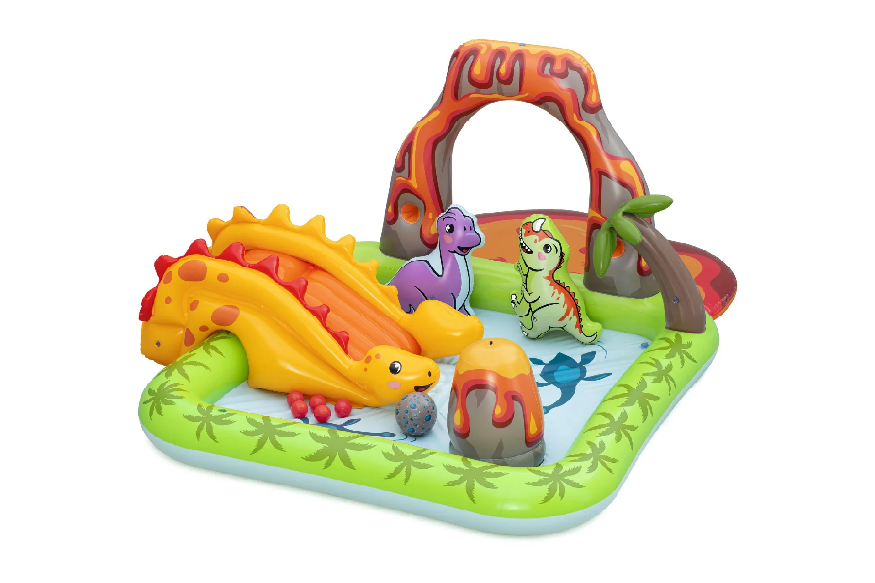 Volcano Springs Inflatable Paddling Pool with Play Centre - Image 3
