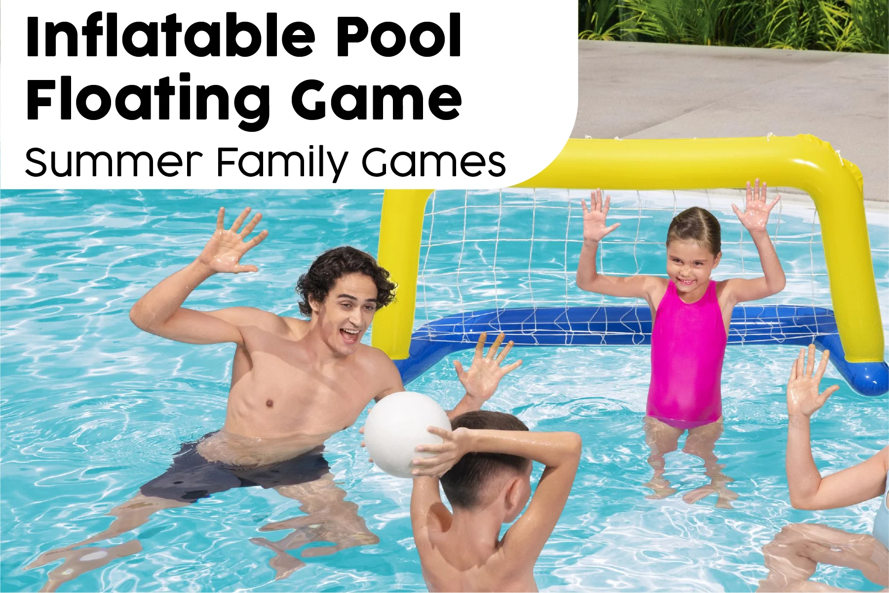 Inflatable Water Polo Pool Game Set - Image 5