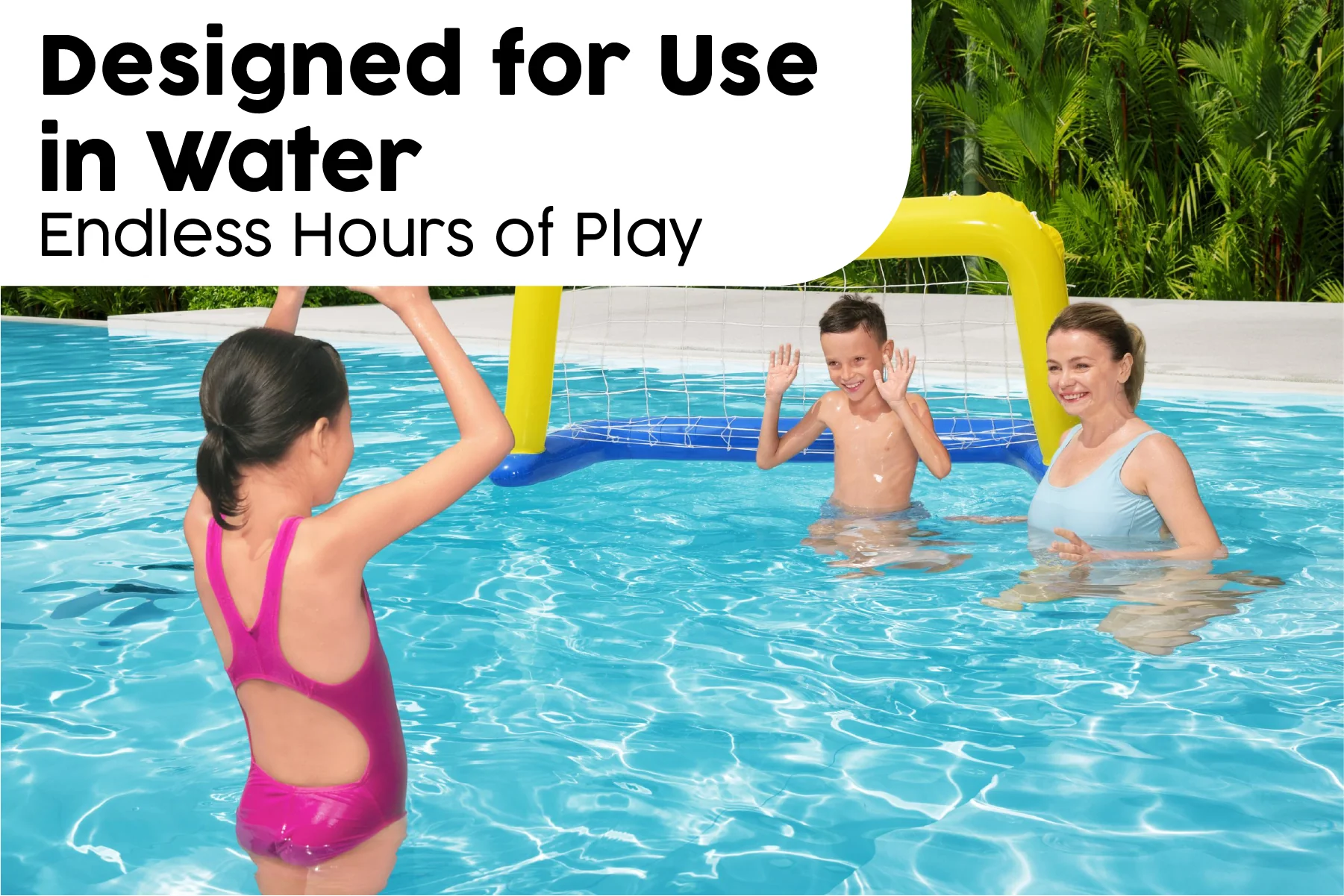 Inflatable Water Polo Pool Game Set - Image 6