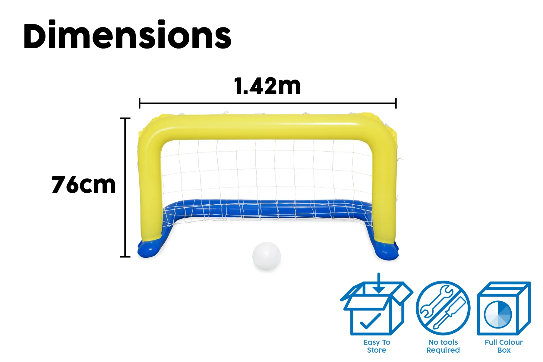 Inflatable Water Polo Pool Game Set - Image 9
