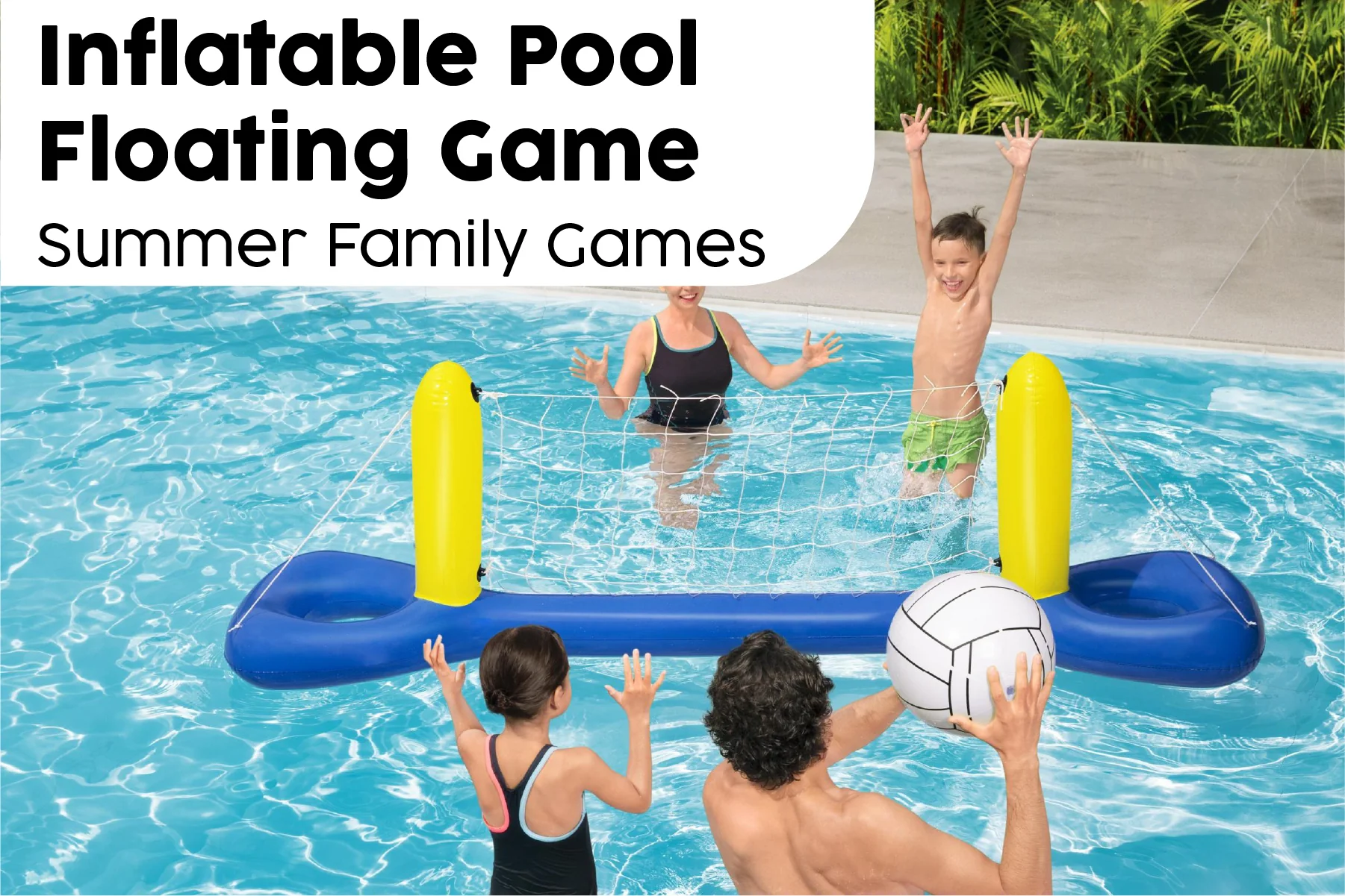 Inflatable Water Volleyball Pool Game Set - Image 5