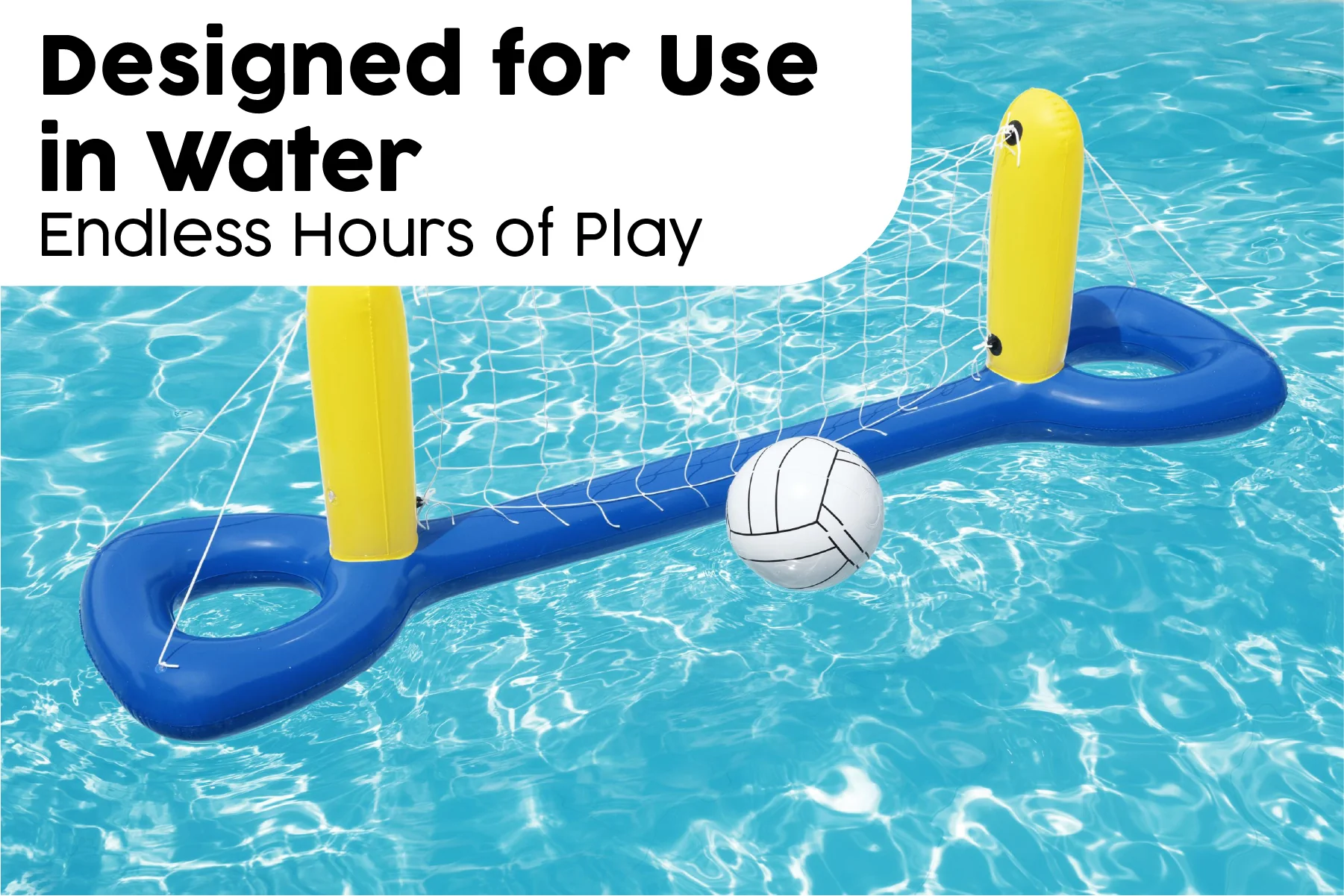 Inflatable Water Volleyball Pool Game Set - Image 6